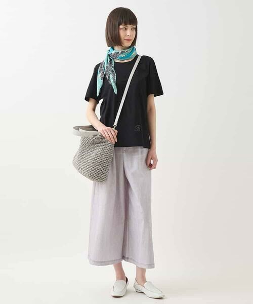 HIROKO BIS / ヒロコビス カットソー | カーブ切り替えコットンカットソー /洗える | 詳細15