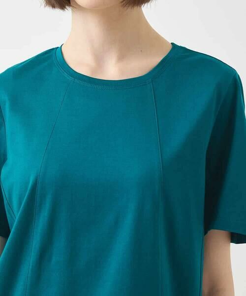 HIROKO BIS / ヒロコビス カットソー | カーブ切り替えコットンカットソー /洗える | 詳細3