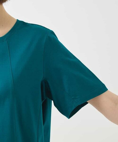 HIROKO BIS / ヒロコビス カットソー | カーブ切り替えコットンカットソー /洗える | 詳細5