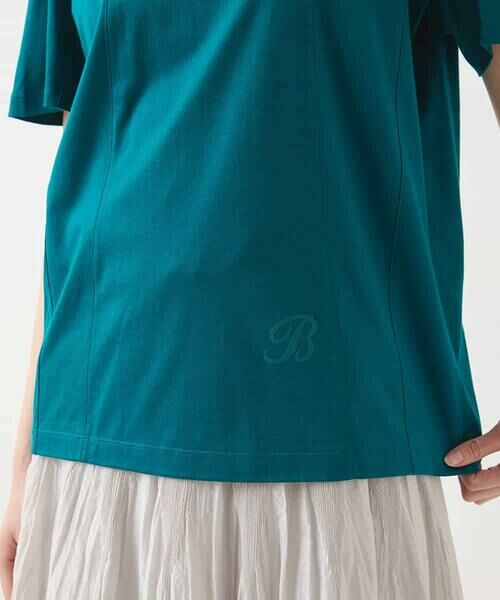 HIROKO BIS / ヒロコビス カットソー | カーブ切り替えコットンカットソー /洗える | 詳細6