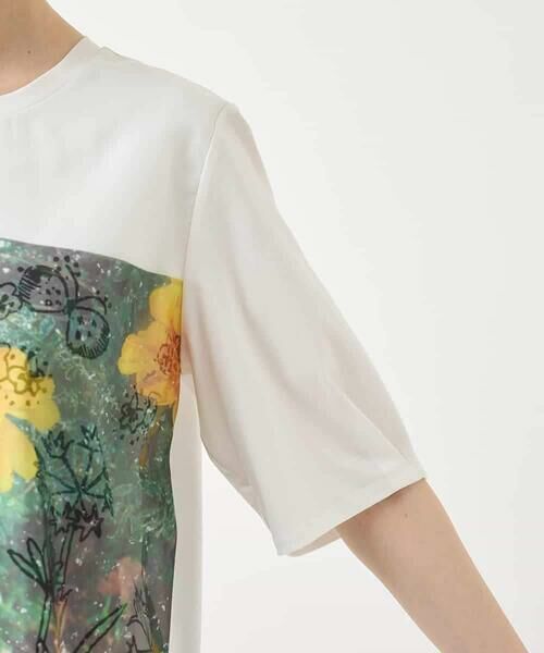 HIROKO BIS / ヒロコビス カットソー | Busy ButterflyプリントレイヤードTシャツ /洗える | 詳細6