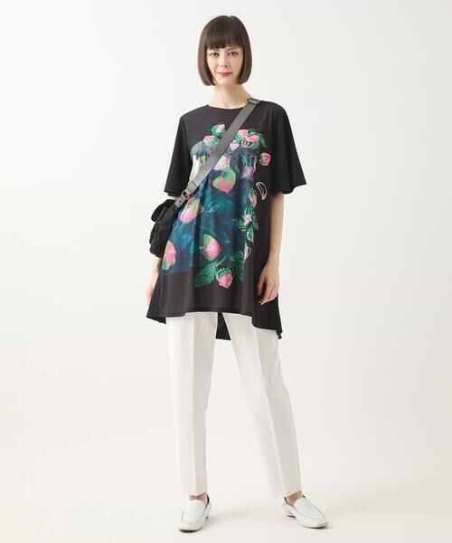 HIROKO BIS / ヒロコビス チュニック | ボタニカルフォトプリントチュニック /洗える | 詳細17