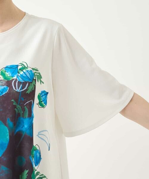 HIROKO BIS / ヒロコビス チュニック | ボタニカルフォトプリントチュニック /洗える | 詳細5