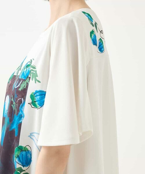 HIROKO BIS / ヒロコビス チュニック | ボタニカルフォトプリントチュニック /洗える | 詳細6