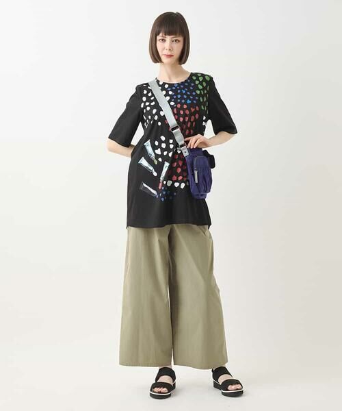 HIROKO BIS / ヒロコビス チュニック | Happy Dots 配色プリントAラインチュニック /洗える | 詳細13