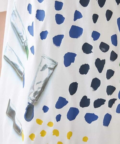 HIROKO BIS / ヒロコビス チュニック | Happy Dots 配色プリントAラインチュニック /洗える | 詳細8