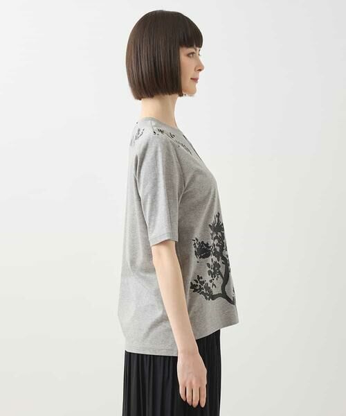 HIROKO BIS / ヒロコビス カットソー | コラージュプリントコットンカットソー /洗える | 詳細1