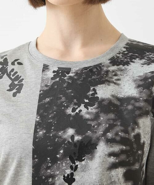 HIROKO BIS / ヒロコビス カットソー | コラージュプリントコットンカットソー /洗える | 詳細3