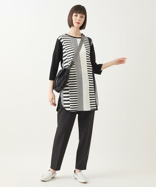 HIROKO BIS / ヒロコビス チノ・ワークパンツ | 【接触冷感】センタークリースストレッチパンツ /洗濯機で洗える | 詳細14