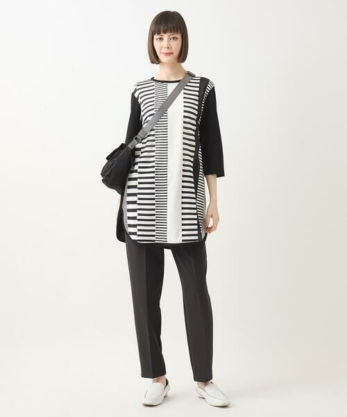 HIROKO BIS / ヒロコビス チノ・ワークパンツ | 【接触冷感】センタークリースストレッチパンツ /洗濯機で洗える | 詳細15