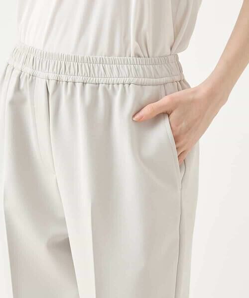 HIROKO BIS / ヒロコビス チノ・ワークパンツ | 【接触冷感】センタークリースストレッチパンツ /洗濯機で洗える | 詳細5