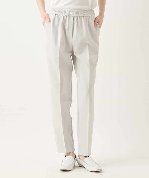 HIROKO BIS / ヒロコビス チノ・ワークパンツ | 【接触冷感】センタークリースストレッチパンツ /洗濯機で洗える | 詳細7