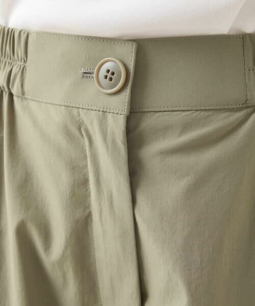 HIROKO BIS / ヒロコビス その他パンツ | 【撥水】ストレッチタフタデザインワイドパンツ /洗濯機で洗える | 詳細3