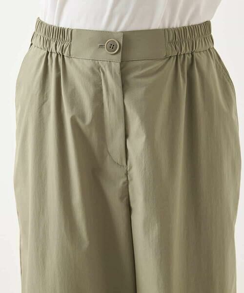 HIROKO BIS / ヒロコビス その他パンツ | 【撥水】ストレッチタフタデザインワイドパンツ /洗濯機で洗える | 詳細4