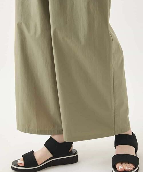 HIROKO BIS / ヒロコビス その他パンツ | 【撥水】ストレッチタフタデザインワイドパンツ /洗濯機で洗える | 詳細7