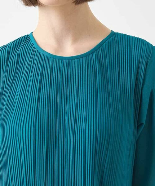 HIROKO BIS / ヒロコビス ロング・マキシ丈ワンピース | 【接触冷感】ランダムプリーツワンピース /洗える | 詳細3