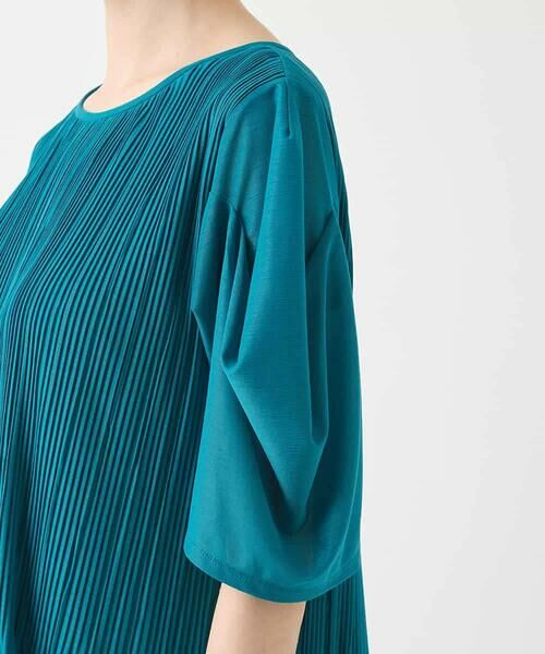 HIROKO BIS / ヒロコビス ロング・マキシ丈ワンピース | 【接触冷感】ランダムプリーツワンピース /洗える | 詳細5