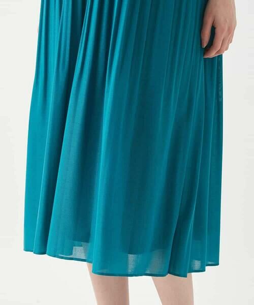 HIROKO BIS / ヒロコビス ロング・マキシ丈ワンピース | 【接触冷感】ランダムプリーツワンピース /洗える | 詳細8