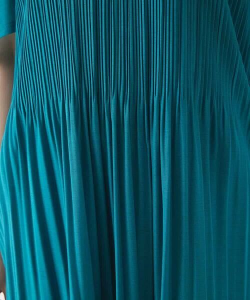 HIROKO BIS / ヒロコビス ロング・マキシ丈ワンピース | 【接触冷感】ランダムプリーツワンピース /洗える | 詳細9