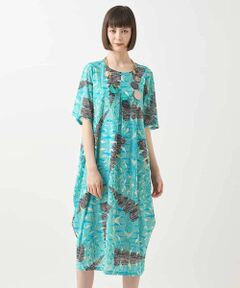 HIROKO BIS / ヒロコビス ロング・マキシ丈ワンピース | デザインコクーンワンピース /洗濯機で洗える