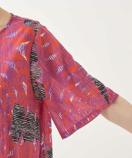 HIROKO BIS / ヒロコビス ロング・マキシ丈ワンピース | デザインコクーンワンピース /洗濯機で洗える | 詳細5