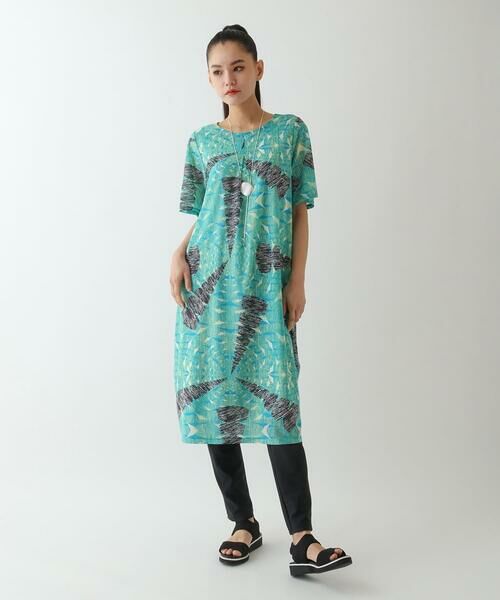 HIROKO BIS / ヒロコビス ロング・マキシ丈ワンピース | デザインコクーンワンピース /洗濯機で洗える | 詳細30