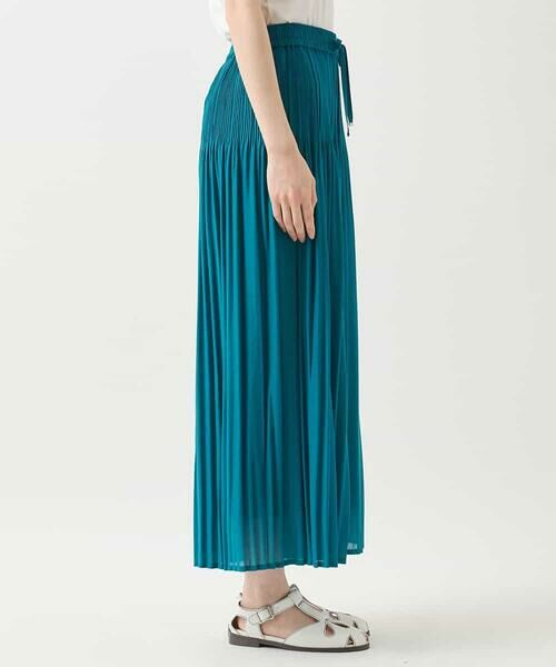 HIROKO BIS / ヒロコビス その他パンツ | 【接触冷感】ランダムプリーツワイドパンツ /洗える | 詳細1