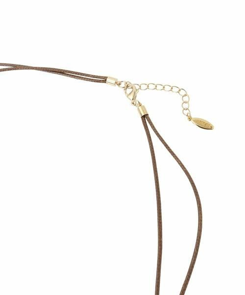 HIROKO BIS / ヒロコビス ネックレス・ペンダント・チョーカー | マーブル樹脂サークル二連ネックレス | 詳細1