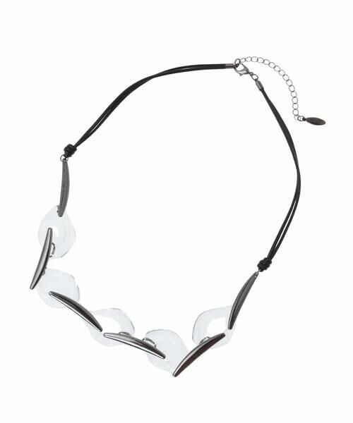 HIROKO BIS / ヒロコビス ネックレス・ペンダント・チョーカー | クリア×メタルパーツネックレス | 詳細1
