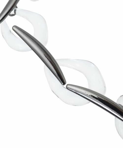 HIROKO BIS / ヒロコビス ネックレス・ペンダント・チョーカー | クリア×メタルパーツネックレス | 詳細4