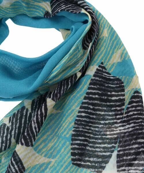 HIROKO BIS / ヒロコビス マフラー・ショール・スヌード・ストール | 【2WAY】プリントデザインストール /洗える | 詳細2