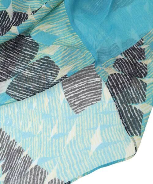 HIROKO BIS / ヒロコビス マフラー・ショール・スヌード・ストール | 【2WAY】プリントデザインストール /洗える | 詳細3