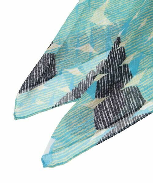 HIROKO BIS / ヒロコビス マフラー・ショール・スヌード・ストール | 【2WAY】プリントデザインストール /洗える | 詳細4
