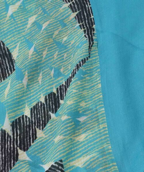 HIROKO BIS / ヒロコビス マフラー・ショール・スヌード・ストール | 【2WAY】プリントデザインストール /洗える | 詳細5