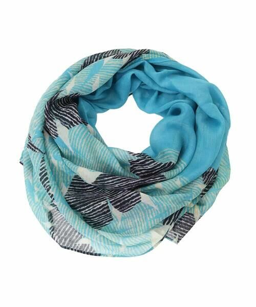 HIROKO BIS / ヒロコビス マフラー・ショール・スヌード・ストール | 【2WAY】プリントデザインストール /洗える | 詳細6