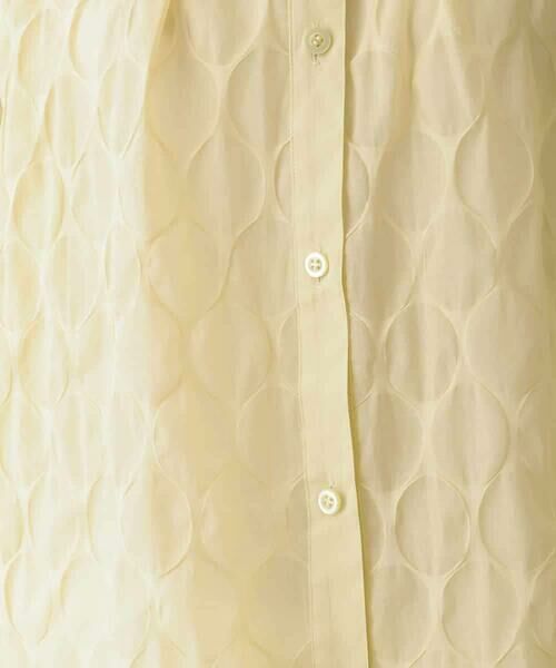 HIROKO BIS / ヒロコビス シャツ・ブラウス | ドットシアーショートスリーブシャツ /洗える | 詳細8