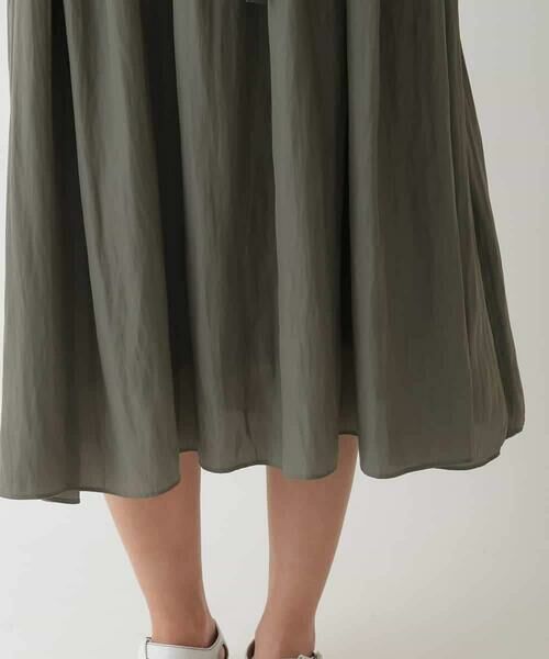 HIROKO BIS / ヒロコビス ロング・マキシ丈ワンピース | タックデザインワンピース /洗濯機で洗える | 詳細7