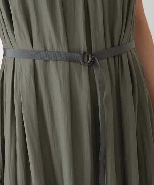 HIROKO BIS / ヒロコビス ロング・マキシ丈ワンピース | タックデザインワンピース /洗濯機で洗える | 詳細8