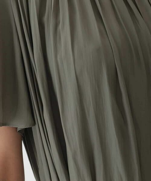 HIROKO BIS / ヒロコビス ロング・マキシ丈ワンピース | タックデザインワンピース /洗濯機で洗える | 詳細9