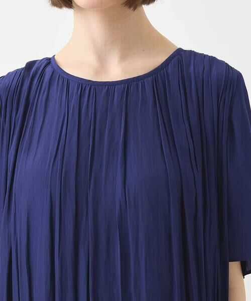HIROKO BIS / ヒロコビス ロング・マキシ丈ワンピース | タックデザインワンピース /洗濯機で洗える | 詳細20