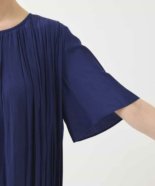 HIROKO BIS / ヒロコビス ロング・マキシ丈ワンピース | タックデザインワンピース /洗濯機で洗える | 詳細22