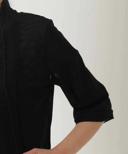 美品 ヒロコビス フロントフリル チュールボレロカーディガン 11 セール チュールフリルニットカーディガン ⁄洗える （カーディガン