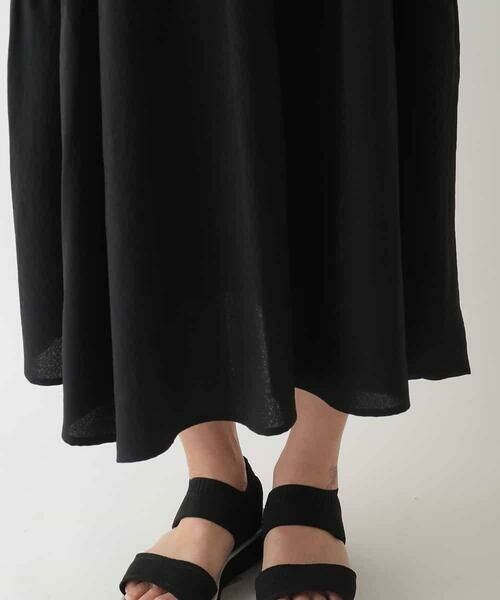 HIROKO BIS / ヒロコビス ロング・マキシ丈スカート | バルーン×ティアードMIXデザインスカート /洗濯機で洗える | 詳細6