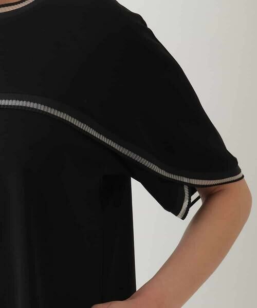 HIROKO BIS / ヒロコビス カットソー | 【接触冷感】ラインアクセントジャージーカットソー /洗える | 詳細5