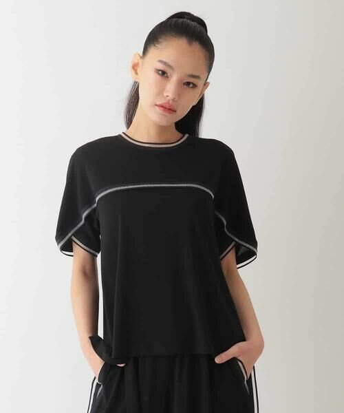 HIROKO BIS / ヒロコビス カットソー | 【接触冷感】ラインアクセントジャージーカットソー /洗える | 詳細8
