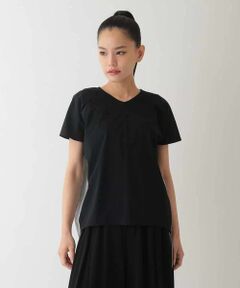 HIROKO BIS / ヒロコビス カットソー | 【UV/遮熱性/接触冷感】バックジョイントフレンチスリーブカットソー /洗濯機で洗える