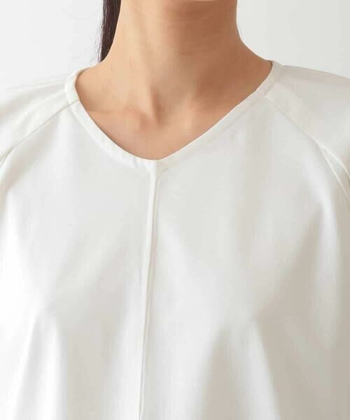 HIROKO BIS / ヒロコビス カットソー | 【UV/遮熱性/接触冷感】バックジョイントフレンチスリーブカットソー /洗濯機で洗える | 詳細4