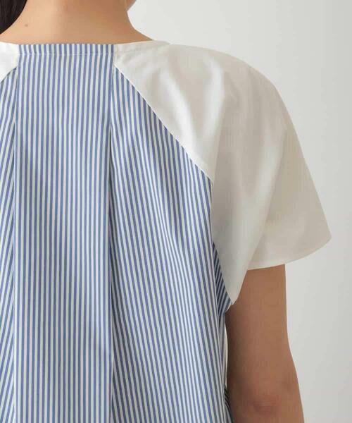 HIROKO BIS / ヒロコビス カットソー | 【UV/遮熱性/接触冷感】バックジョイントフレンチスリーブカットソー /洗濯機で洗える | 詳細5