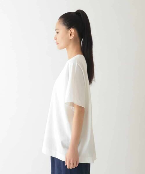 HIROKO BIS / ヒロコビス カットソー | 【UV/遮熱性/接触冷感】アシメ切り替えジョイントカットソー /洗濯機で洗える | 詳細1