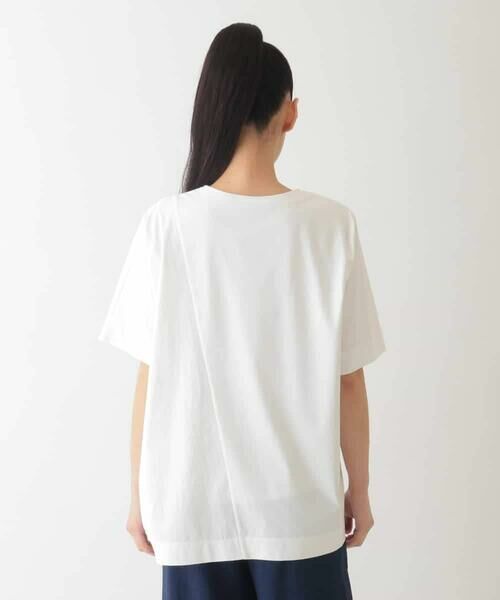 HIROKO BIS / ヒロコビス カットソー | 【UV/遮熱性/接触冷感】アシメ切り替えジョイントカットソー /洗濯機で洗える | 詳細2